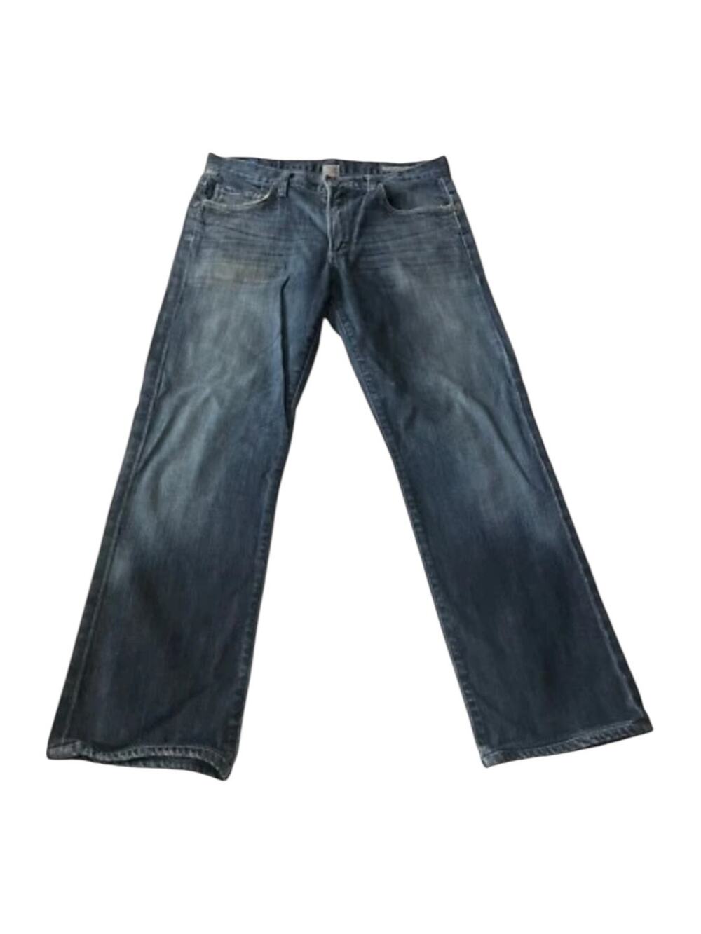 Citizens of Humanity Mens Jeans Size 32 Blue Sid Straight Leg Stretch Denim Jean